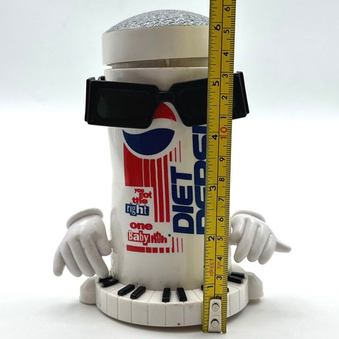 Vintage 1991 Diet Pepsi Ray Charles Uh-Huh Dancing Piano Can Figure 6 Inch