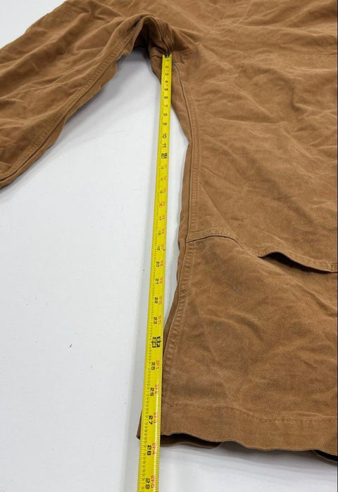 Carhartt Brown Washed Duck Loose Fit Bib Overalls Kids' Size XXL (20)