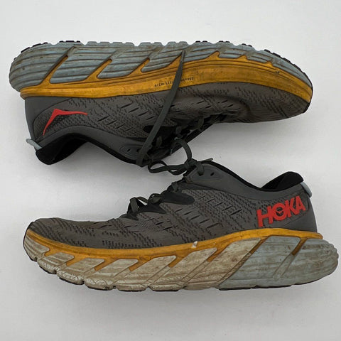 Hoka One One Gaviota 4 Castlerock Flame Men's Running Shoes Size 12