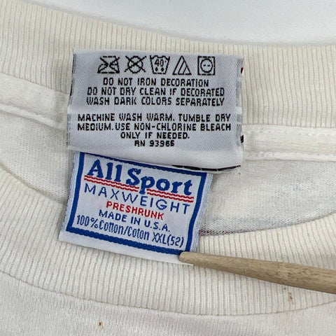 Vintage 1998 NASCAR 50th Anniversary All Over Print T-Shirt Chase USA Sz XXL