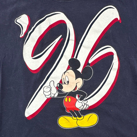 Vintage 1996 Mickey Mouse Walt Disney World '96 Graphic T-Shirt Made in USA Sz L