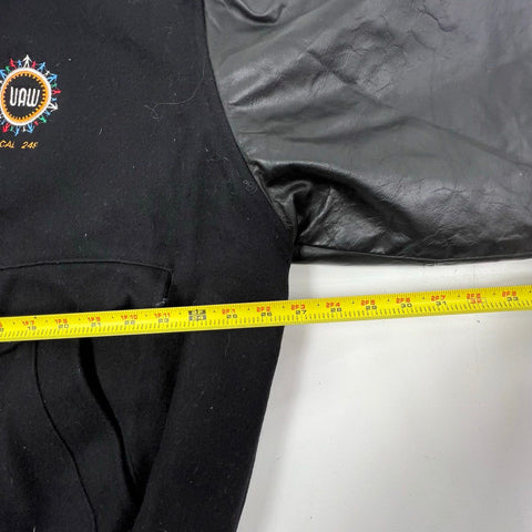 Vintage 80s Union Line UAW Local 249 Bomber Jacket Union Made USA Sz L/XL