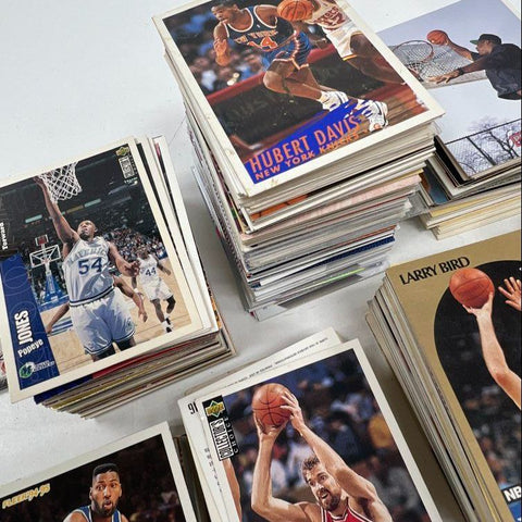 Basketball Card Lot 1990s NBA Fleer Hoops Upper Deck Approximately 250 Cards