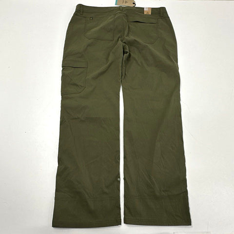 Prana Men's Stretch Zion Pants Green Hybrid Adventure DWR NWT Sz 40x32