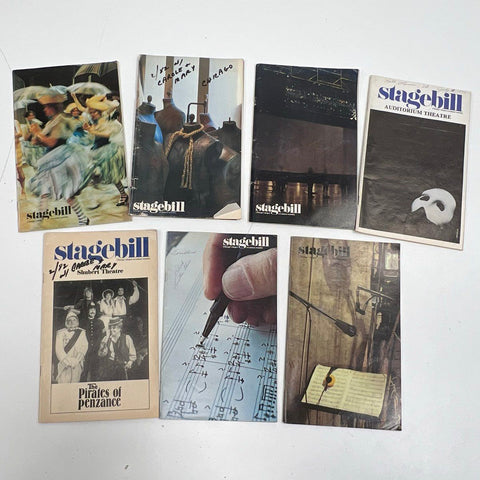 14x Vintage Stagebill Lot 1998 Lion King Phantom of the Opera 1980s-90s