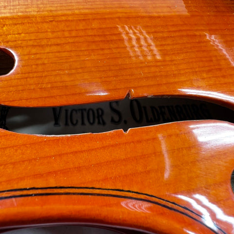 Victor S. Oldenburg OLD-2012 Student Violin Outfit with Case Bow Rosin A14210