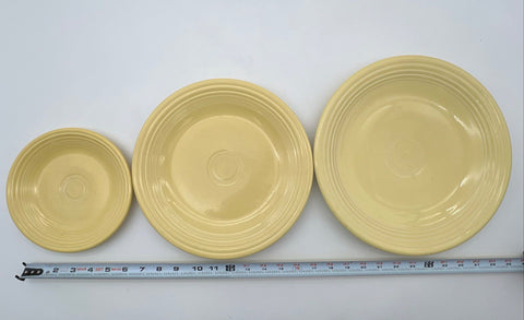 Homer Laughlin Fiesta Yellow Dinnerware 13pc Set Plates Dinner Salad Bread