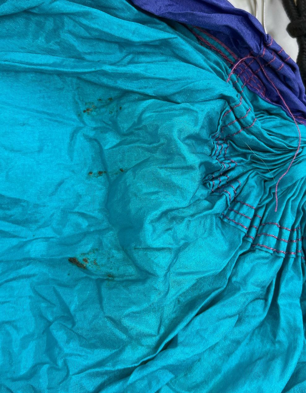 ENO Blue Purple 100% Nylon Packable Hammock w Stuff Sack 98"x72" Camping