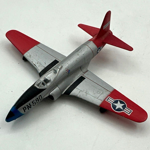 Military Aircraft Model Airplane Lot B-52 B-25 P-51 P-80 Diecast 5 Figures