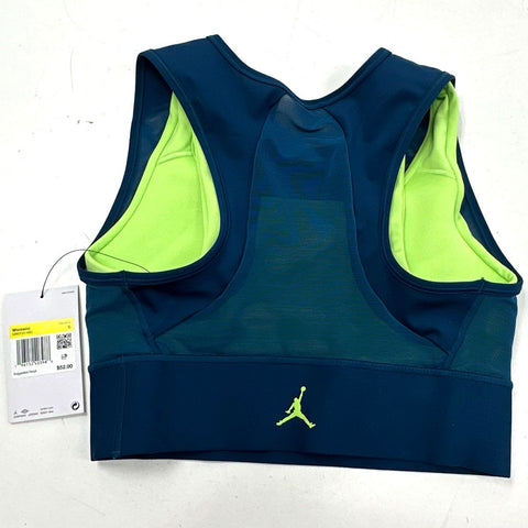 Nike Women's Sports Bra Top Lot 2 NWT Black Nike Air Blue Jordan Dri-FIT Sz S