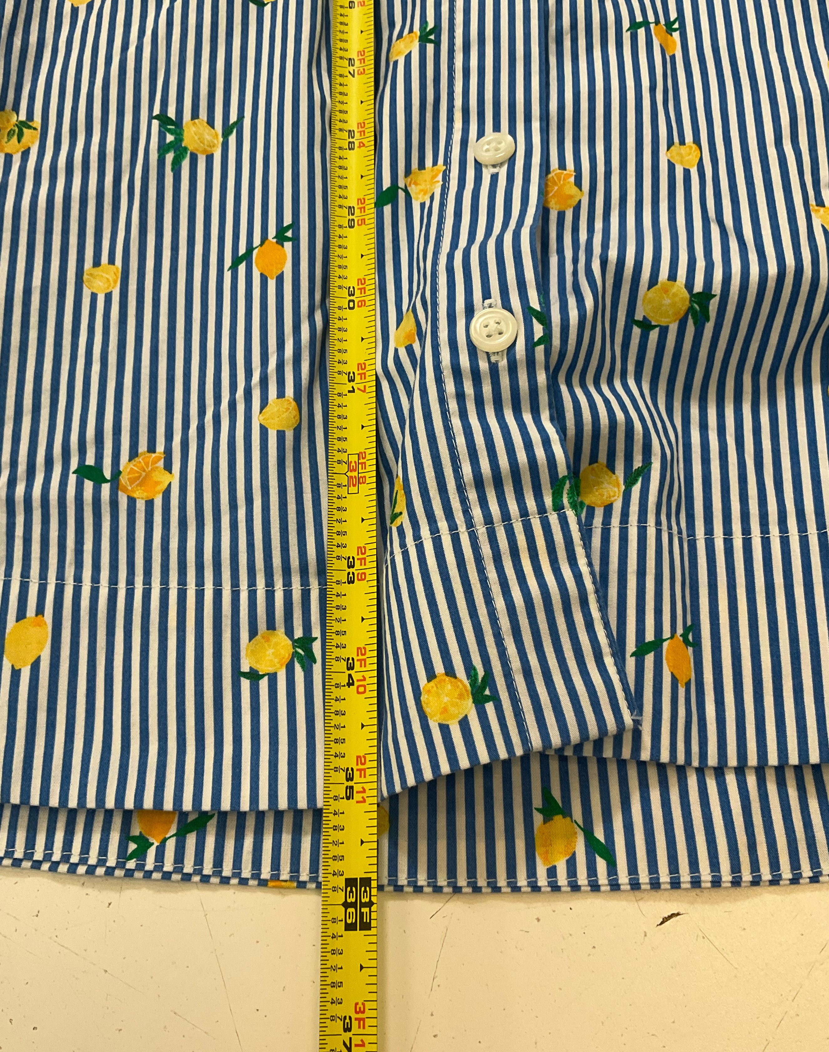 J. Crew Women's Blue & White Striped Lemon Shirt Dress Sleeveless Sz 2P NWT $89