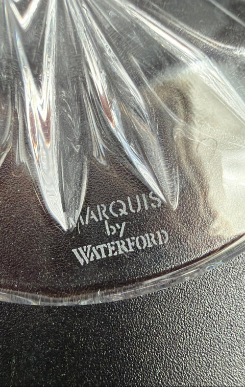 Marquis Waterford Brookside Water Goblets Set 4 Clear Crystal 8.5 Inch