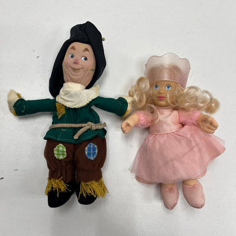 Wizard of Oz Doll Lot Vintage 1998 Trevco Scarecrow Glinda & Madame Alexander