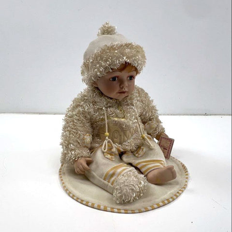 Goldenvale Artists Jasper Collectible Porcelain Doll 16 Inch With COA and Mat