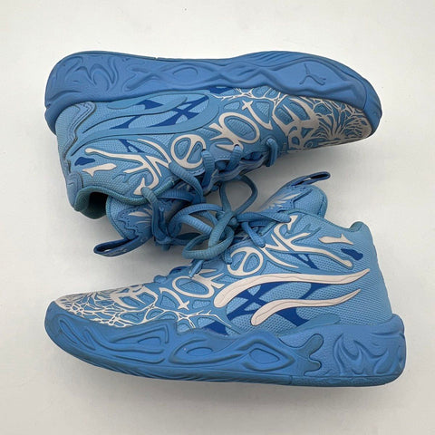 Puma MB.03 LaMelo Ball LaFrance Blue White Kids Basketball Shoes Size 13C