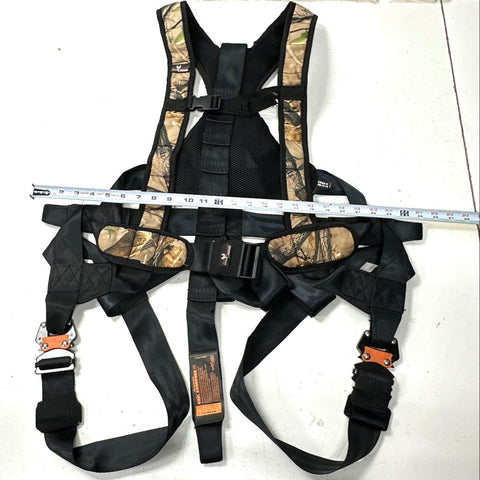 Hunting Safety Vest and Harness Lot Hunter Safety System Ameristep 3 Piece Camo