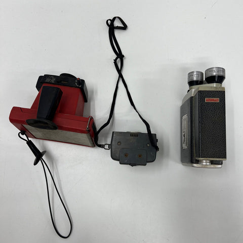 Vintage Lot of 3 Cameras Polaroid Zip Kodak Scopesight Imperial Satellite II