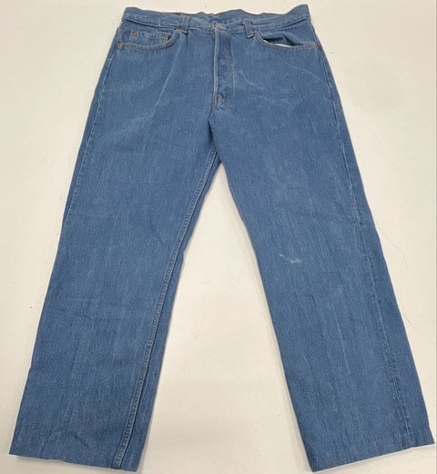 Vintage 90s Levi's Men's 501 Original Fit Blue Jeans Made in USA Sz 38x36