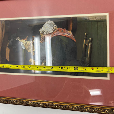 Harry Roseland Tender Memories 1893 Victorian Framed Print Ornate Gilt Frame