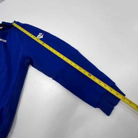 Descente Men's USA Triathlon Blue Crewneck Pullover Sweatshirt Logo Sz XL