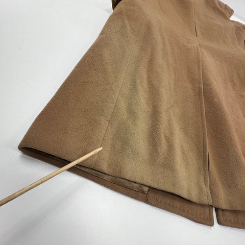 Vintage Kashmara Camel Tan Wool Cashmere Blend Overcoat Men's