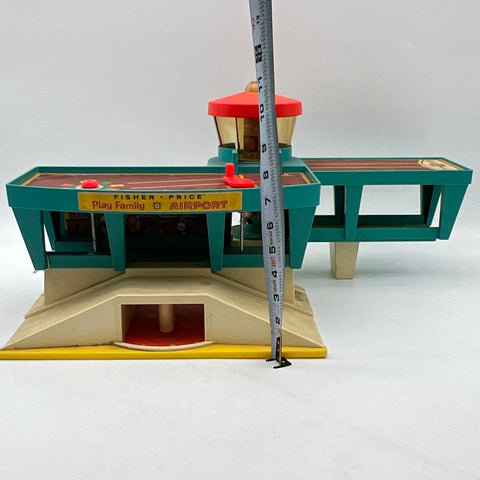 Vintage Fisher-Price Play Family Airport Playset Building Only 996 1970s