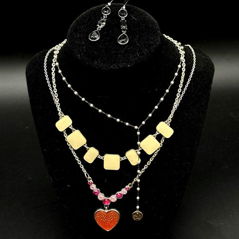 Liz Claiborne Jewelry Lot Vintage to Modern Necklaces Bracelets Earrings 10 Pc