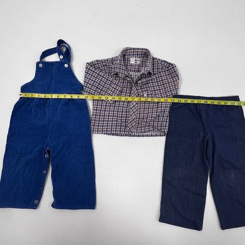 Vintage 70s 80s Toddler Boy Clothes Lot Buster Brown JCPenney 2T 24M 9pc