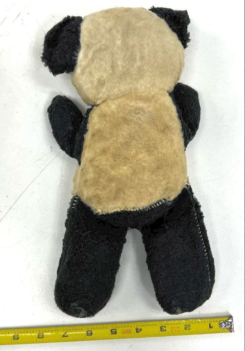 Vintage Plush Toy Lot Kangaroo Cloth Doll Bear Panda Puppet 5pc