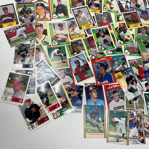 Baseball Card Lot 150+ Topps Upper Deck Donruss 1990s-2000s MLB Era Mix