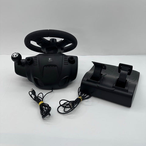 Logitech Driving Force GT Steering Wheel Pedals Sony PS3 PC Racing Controller
