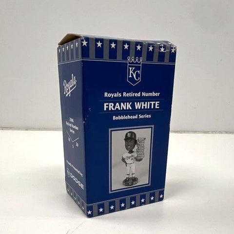 Frank White Kansas City Royals Bobblehead 2006 Retired Number Series With Box