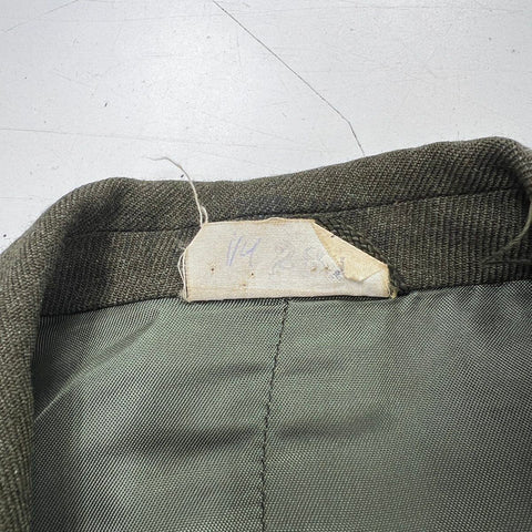 Vintage US Military Wool Overcoat Double Breasted Trench Jacket Sz 38L