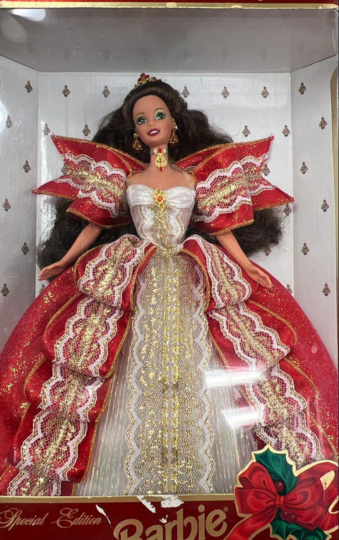 Mattel Happy Holidays Barbie 1997 10th Anniversary Special Edition NIB NRFB