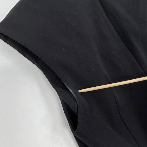 Banana Republic Women's Petites Dress Black Sheath V-Neck NWT Sz 2