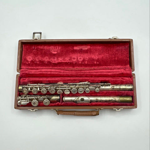 Artley 18-O Nogales Student Flute with Hard Case Silver Plated