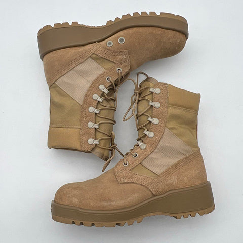 US Army Hot Weather Army Combat Boot Coyote Tan Suede Size 5 W