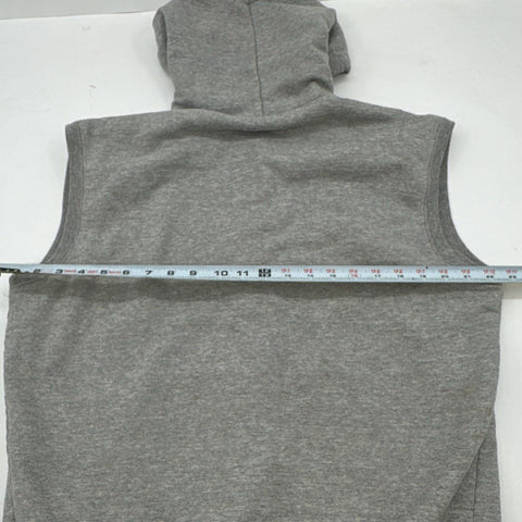 Vintage 90s Carhartt Thermal Lined Zip Up Hoodie Vest Gray Sz L