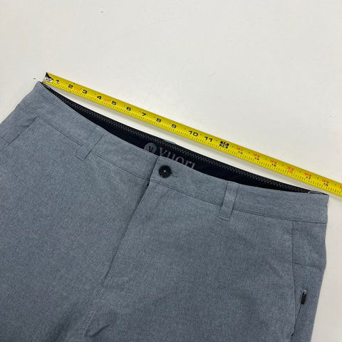 Vuori Men's Meta Pant Heathered Gray Stretch Performance Chino Golf Size 36