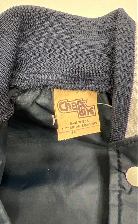 Vintage 80s Chalk Line Camp Lincoln Hubert Coach Jacket Made in USA Sz S