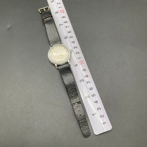 Vintage Timex Manual Wind Watch 36mm Waterproof Glowing Lume Hands
