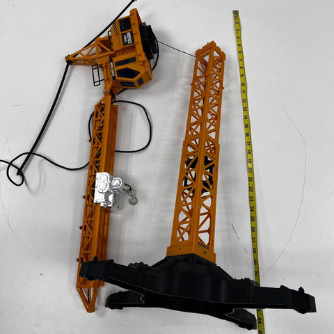 New Bright Vintage 1993 Tower Crane Wired Remote Control Toy 27" Tested Works