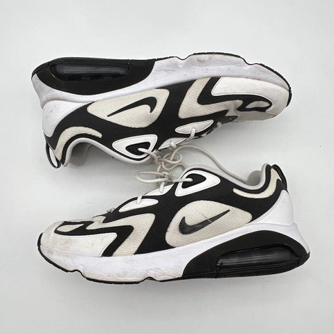 Nike Air Max 200 White Black Anthracite Running Lifestyle Sneakers Size 13