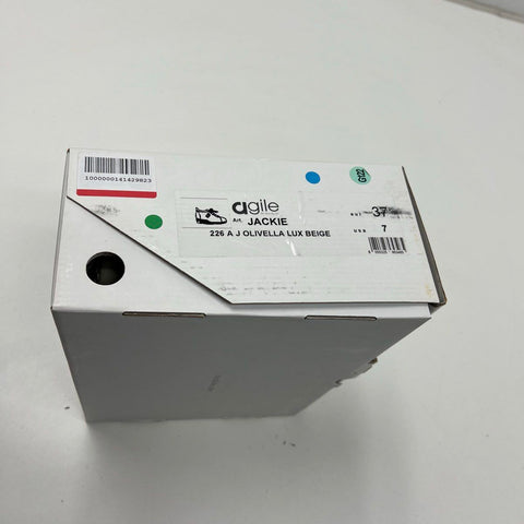 Rucoline Agile Jackie 226 Grey Beige Wedge High Top Fashion Sneakers Size 7