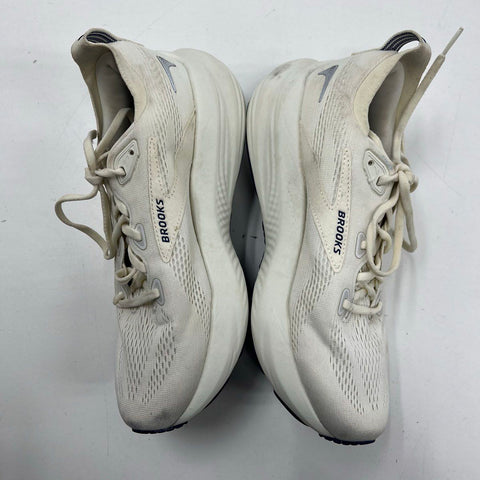 Brooks Glycerin 19 White Navy Blue Running Shoes Men's Size 9