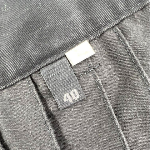 The Kilted Nation Men's Black Utility Cargo Kilt D-Rings Pleated Sz 40