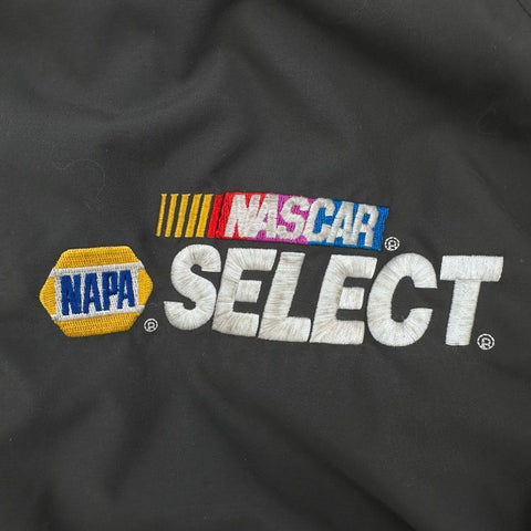 Vintage 90s NASCAR NAPA Batteries Embroidered Racing Jacket Sz XL