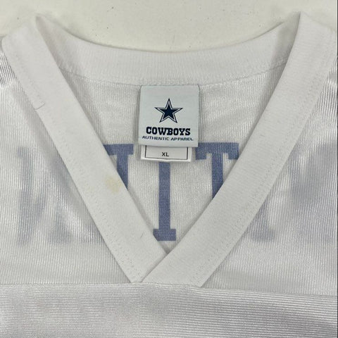 Cowboys Authentic Apparel White Jason Witten #82 NFL Football Jersey Men's XL