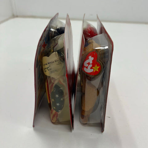 1999 Ty Teenie Beanie Baby McDonalds Lot 4 Spangle Osito Germania End Sealed