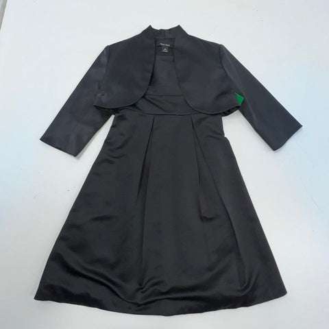 White House Black Market NWT Black Dress Bolero Jacket Set Women's Sz 00/0